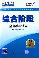 2014年注册会计师全国统一考试梦想成真系列辅导丛书  综合阶段全真模拟试卷