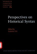 PERSPECTIVES ON HISTORICAL SYNTAX