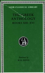 THE GREEK ANTHOLOGY BOOKS XIII-XVI