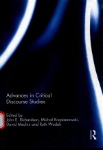 ADVANCES IN CRITICAL DISCOURSE STUDIES