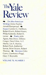 THE YALE REVIEW VOL.78 NUMBER 1