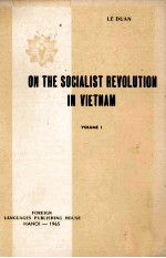 ON THE SOCIALIST REVOLUTION IN VIETNAM