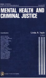 MENTAL HEALTH AND CRIMINAL JUSTICE