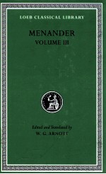 MENANDER VOLUME 3