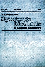 THEILHEIMER'S SYNTHETIC METHODS OF ORGANIC CHEMISTRY VOL.42