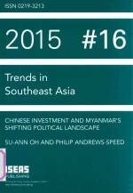 TRENDS IN SOUTHEAST ASIA CHINESE INVESTMENT AND MYANMAR'S SHIFTING POLITICAL LANDSCAPE SU-ANN OH AND