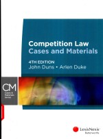 COMPETITION LAW CASES AND MATERIALS FOURTH EDITION