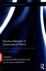 PRIMITIVE ELEMENTS OF GRAMMATICAL THEORY