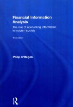 FINANCIAL INFORMATION ANALYSIS THE ROLE OF ACCOUNTING INFORMATION IN MODERN SOCIETY THIRD EDITION