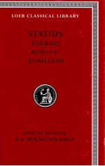 STATIUS THEBAID BOOKS 8-12