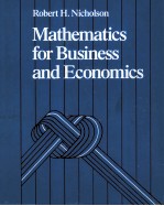 MATHEMATICS FOR BUSINESS AND ECONOMICS