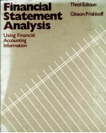 FINANCIAL STSTEMENT ANALYSIS USING FINSNCIAL ACCOUNTING INFORMATION THIRD EDITION