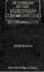 A DICTIONARY OF THE EUROPEAN ECONOMIC COMMUNITY SECOND EDITION