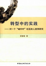 转型中的实践  对一个“城中村”社区的人类学研究