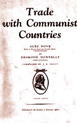 TRADE WITH COMMUNIST COUNTRIES