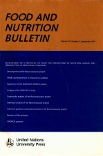 FOOD AND UNTRITION BULLETIN VOLUME 18