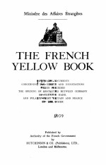 THE FRENCH YELLOW BOOK 1938-1939