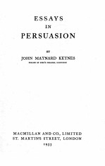 ESSAYS IN PERSUASION