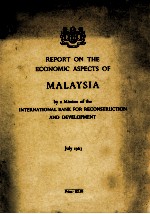 REPORT ON THE ECONOMIC ASPECTS OF MALAYSIA