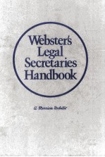 WEBSTER'S LEGAL SECRETARIES HANDBOOK