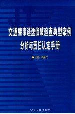 交通肇事逃逸侦破追查典型案例分析与责任认定手册  第3卷