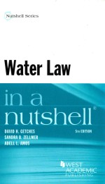 Water Law in a Nutshell  Fifth Edition