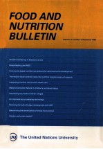 FOOD AND UNTRITION BULLETIN VOLUME 10