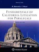 Fundamentals of Calfornia litigation for paralegals