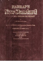 HARRAP'S NEW STANDARD FRENCH AND ENGLISH DICTIONARY