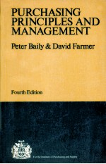 PURCHASING PRINCIPLES AND MANAGEMENT FOURTH EDITION