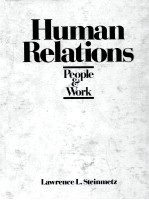 HUMAN RELATIONS PEOPLE AND WORK