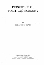 PRINCIPLES OF POLITICAL ECONOMY