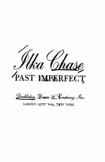 PAST IMPERFECT