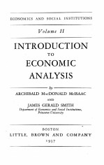 INTRODUCTION TO ECONOMIC ANALYSIS VOLUME 2