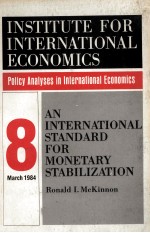 AN INTERNATIONAL STANDARD FOR MONETARY STABILIZATION