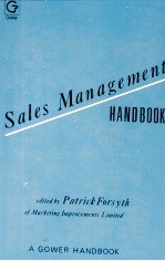 SALES MANAGEMENT HANDBOOK