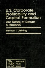 U.S.CORPORATE PROFITABILITY AND CAPITAL FORMATION:ARE RATES OF RETURN SUFFICIENT?