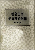 社会主义经济理论问题