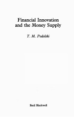 FINANCIAL INNOVATION AND THE MONEY SUPPLY