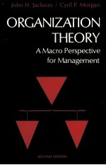 ORGANIZATION THEORY:A MACRO PERSPECTIVE FOR MANAGEMENT 2ND EDITION