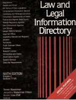 LAW AND LEGAL INFORMATION DIRECTORY SIXTH EDITION VOLUME 2 SECTION 17-25