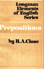 LANGMAN ELEMENTS OF ENGLISH SERIES PREPOSITIONS