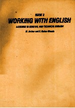 TECHER'S BOOKS 2 WORKING WITH ENGLISH A COURSE IN GENERA LAND TECHNICAL ENGLISH