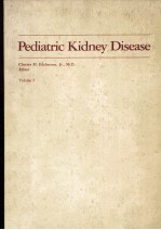 PEDIATRIC KIDNEY DISEASE VOLUME 1