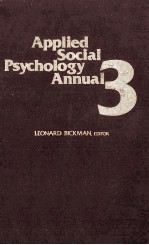 APPLIED SOCIAL PSYCHOLOGY ANNUAL 3