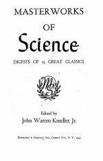 MASTERWORKS OF SCIENCE DIGESTS OF 13 GREAT CLASSICS