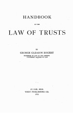 HANDBOOK OF THE LAW OF TRUSTS