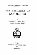 THE MECHANICS OF LAW MAKING