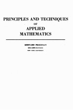 PRINCIPLES AND TECHNIQUES OF APPLIED MATHEMATICS