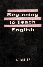 BEGINNING TO TEACH ENGLISH